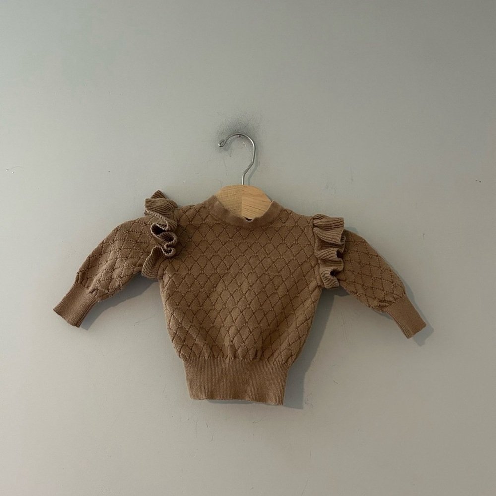 $16 ADD ON Mebie Baby sweater knit 3-6M Zara‎ Jamie Kay Hanna Andersson